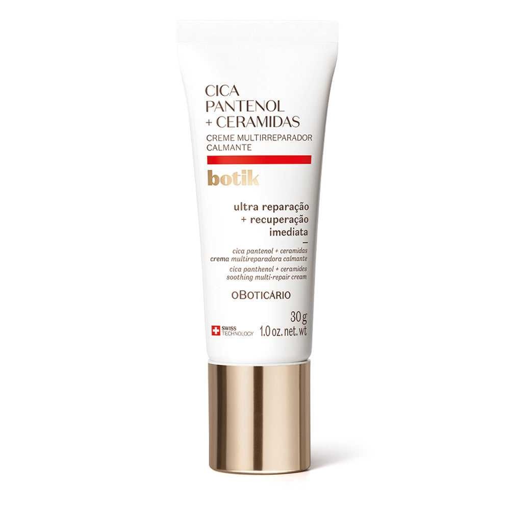 Cica Pantenol + Ceramidas Creme Multirreparador Facial Calmante, 30 g
