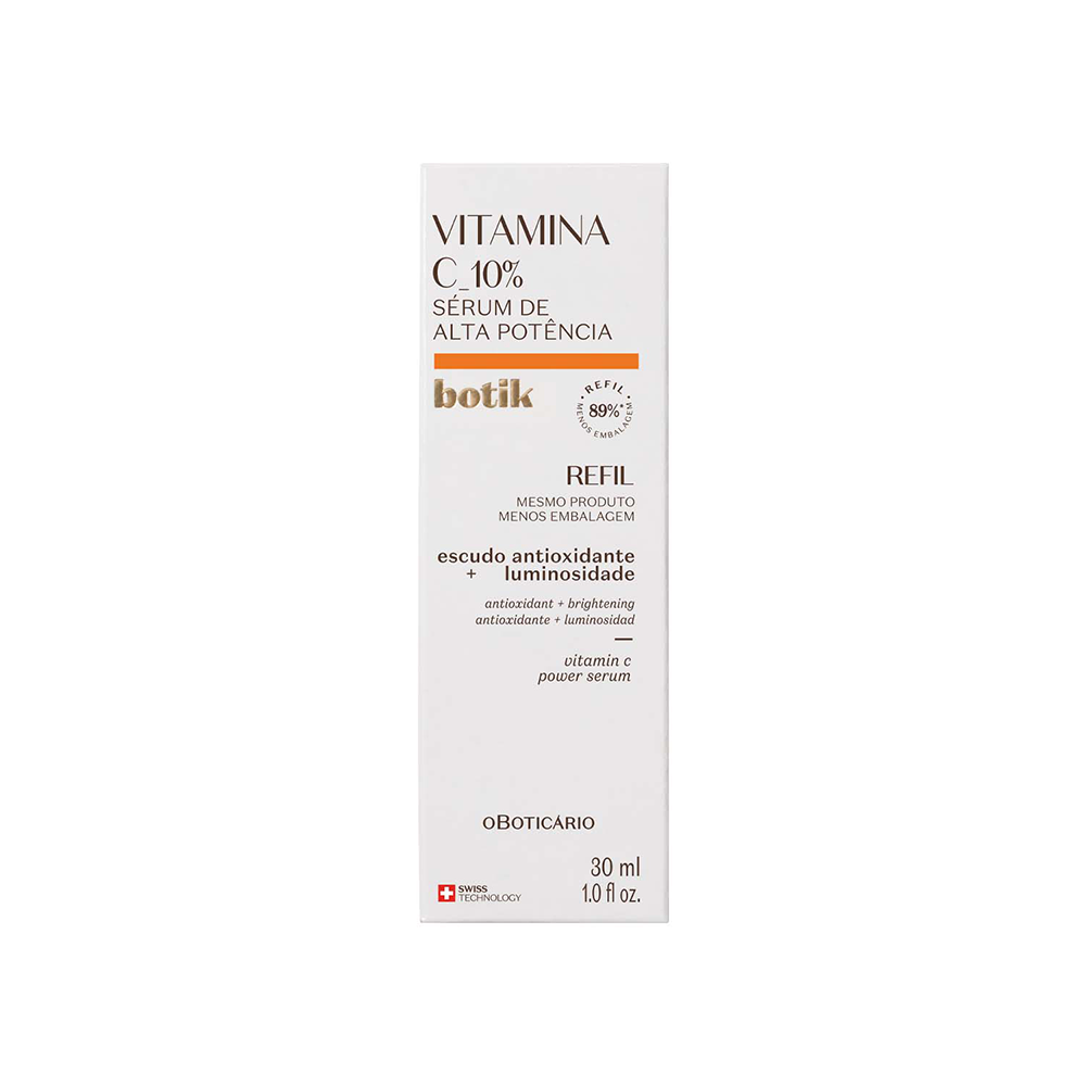 Vitamina C 10% Sérum de Alta Potência Refil, 30 ml