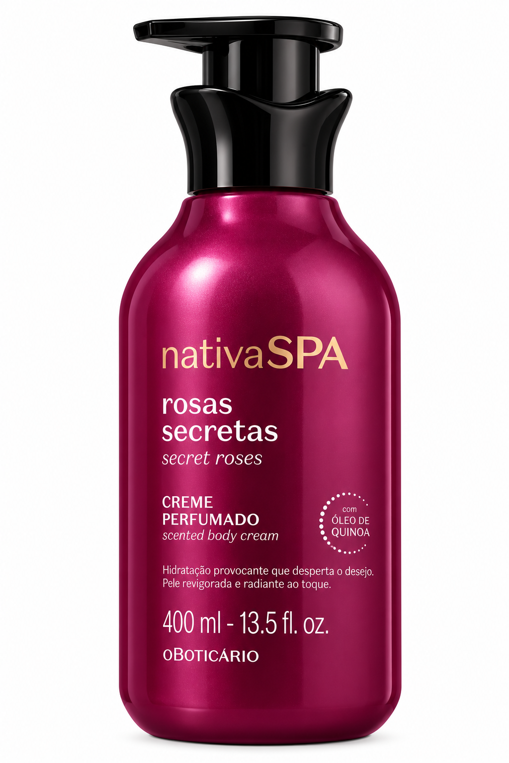 Nativa SPA Rosas Secretas Creme Perfumado Hidratante Corporal 400 ml