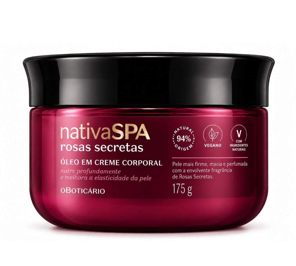 Nativa SPA Rosas Secretas Óleo em Creme Corporal 175 g