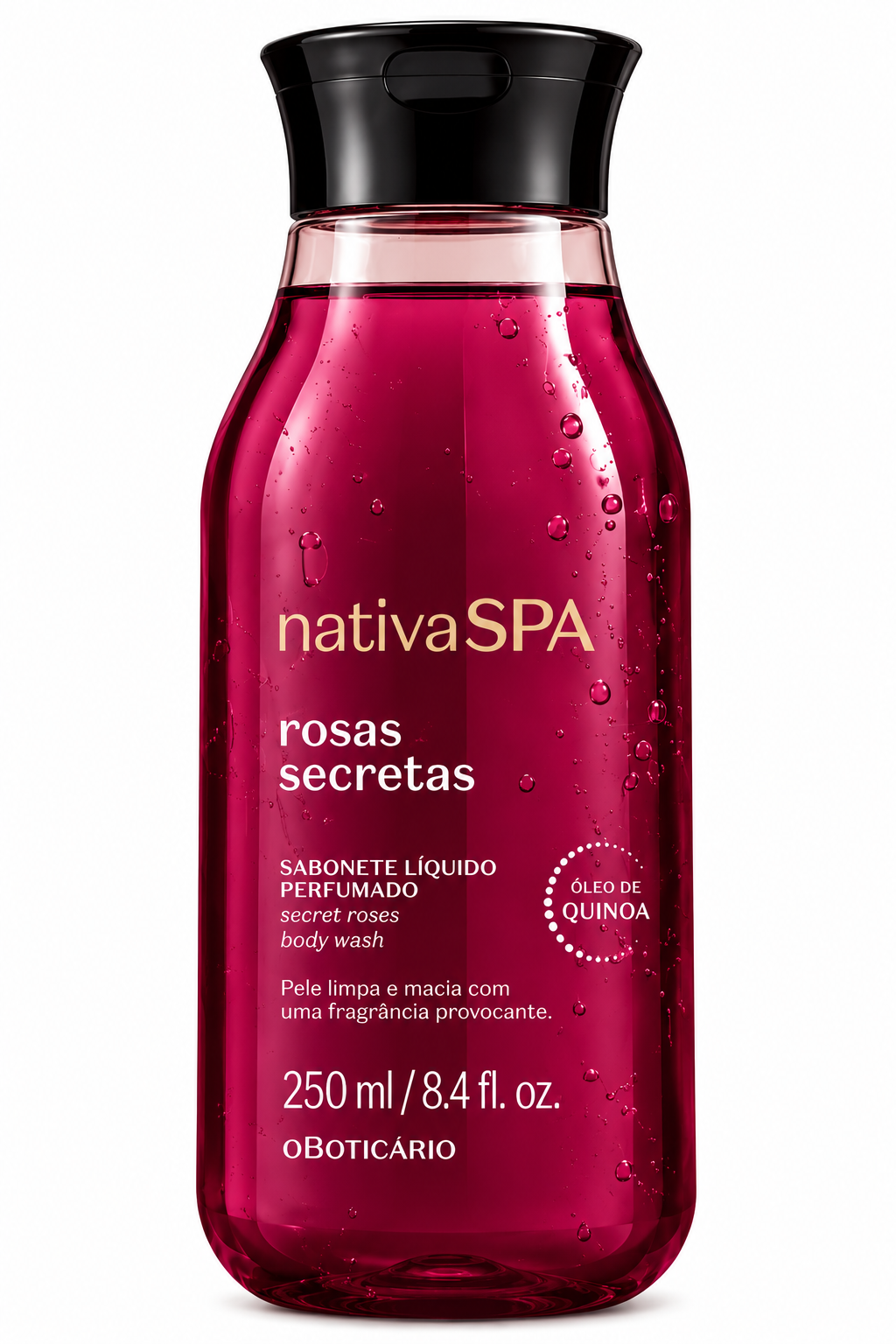 Nativa SPA Rosas Secretas Sabonete Líquido Perfumado Corporal 250 ml