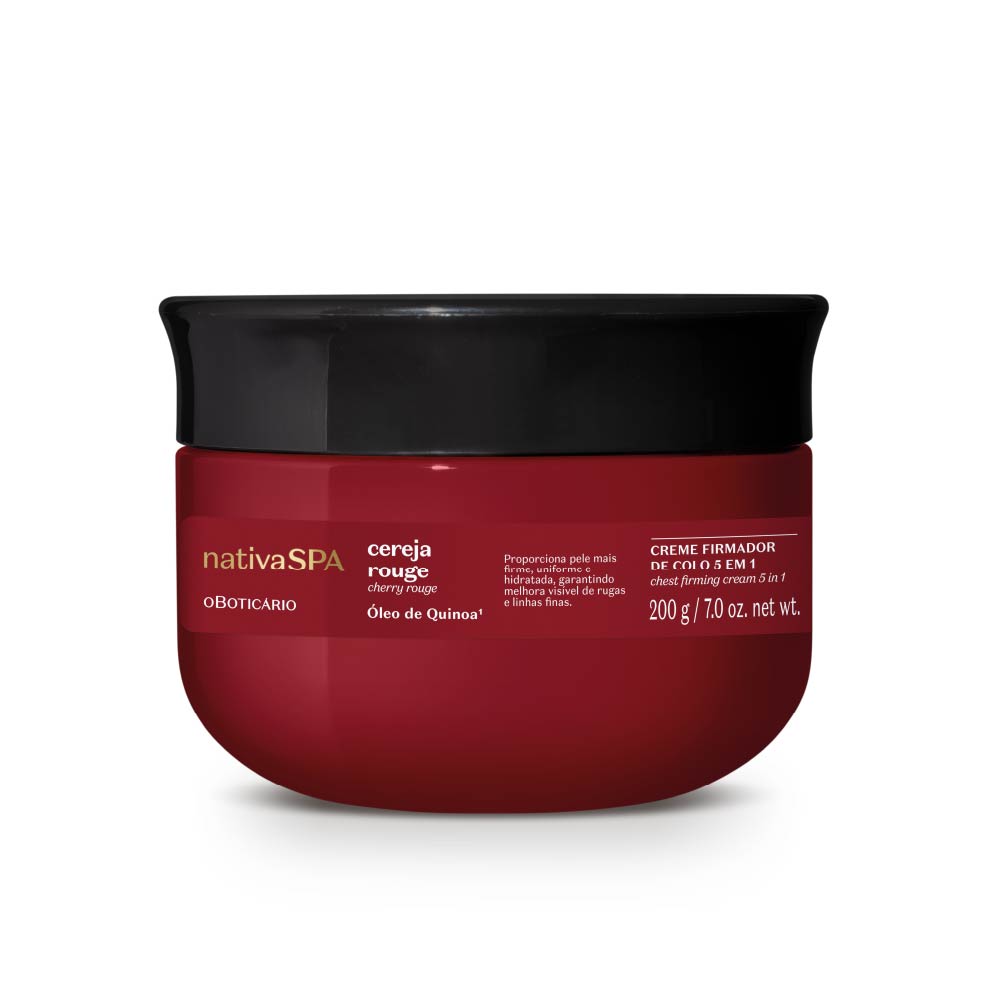 Creme Firmador de Colo 5 em 1 Nativa Spa Cereja Rouge 200g