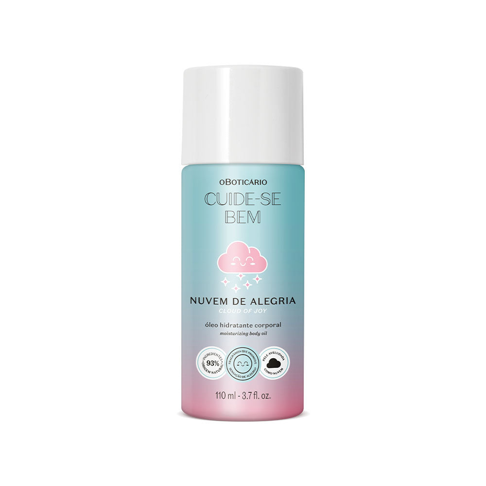 Cuide-se Bem Nuvem de Alegria Óleo Hidratante Corporal, 110 ml