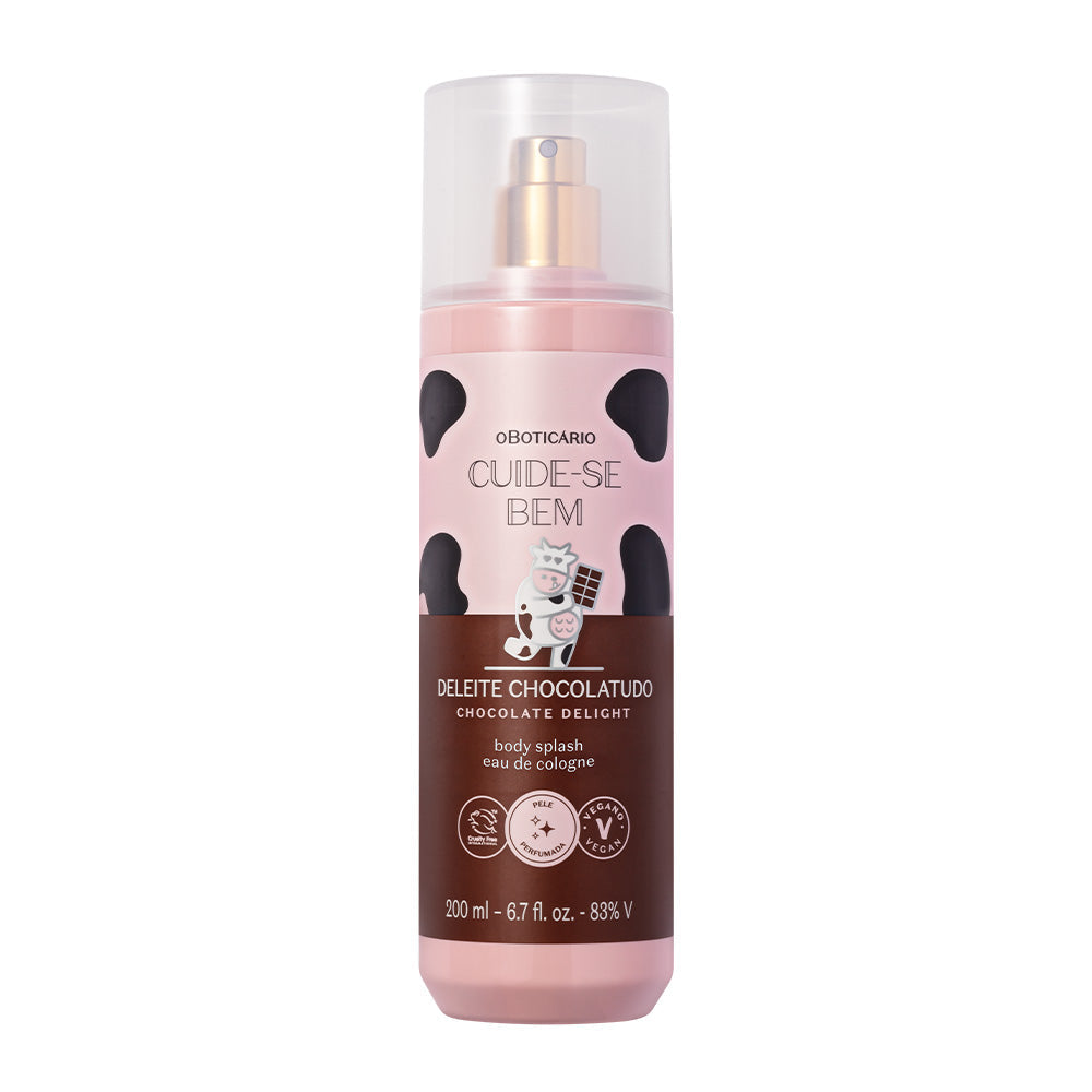 Body Splash Cuide-se Bem Deleite Chocolatudo, 200ml