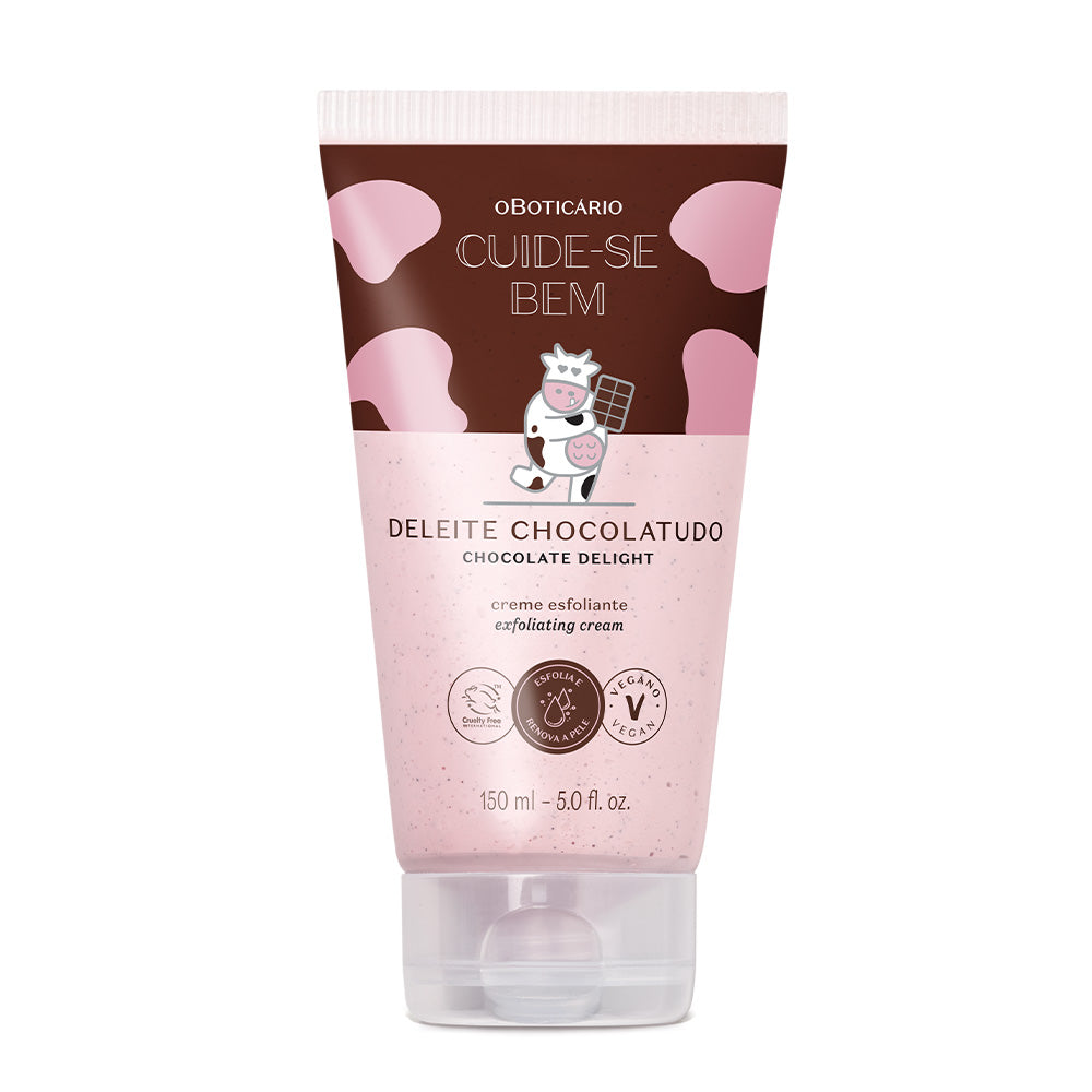 Creme Esfoliante Corporal Cuide-se Bem Deleite Chocolatudo 150ml