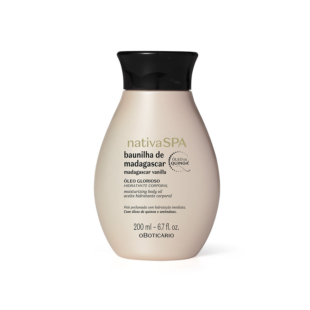 Óleo Hidratante Nativa Spa Baunilha de Madagascar 200ml