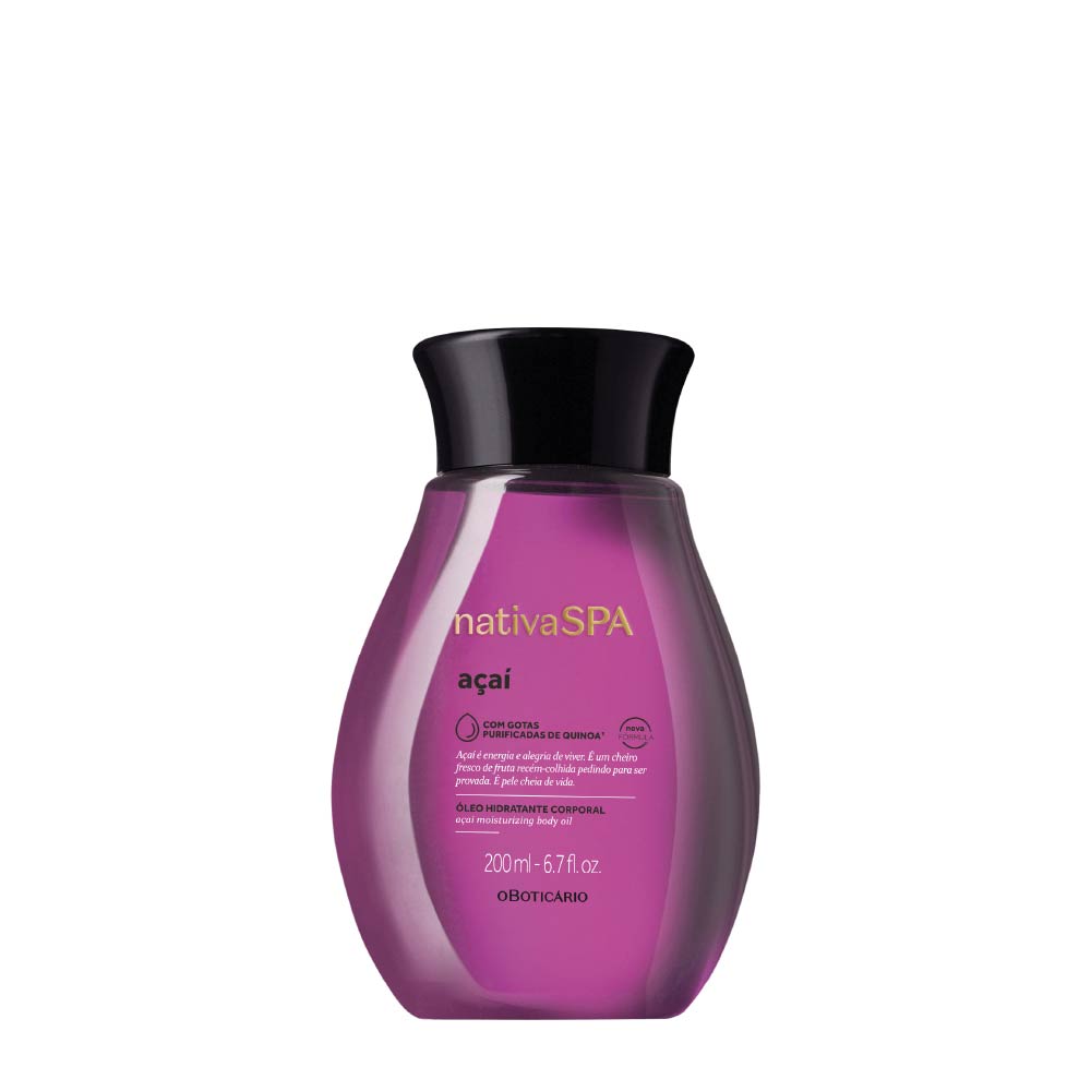 Óleo Glorioso de Banho Nativa Spa Açaí, 200ml