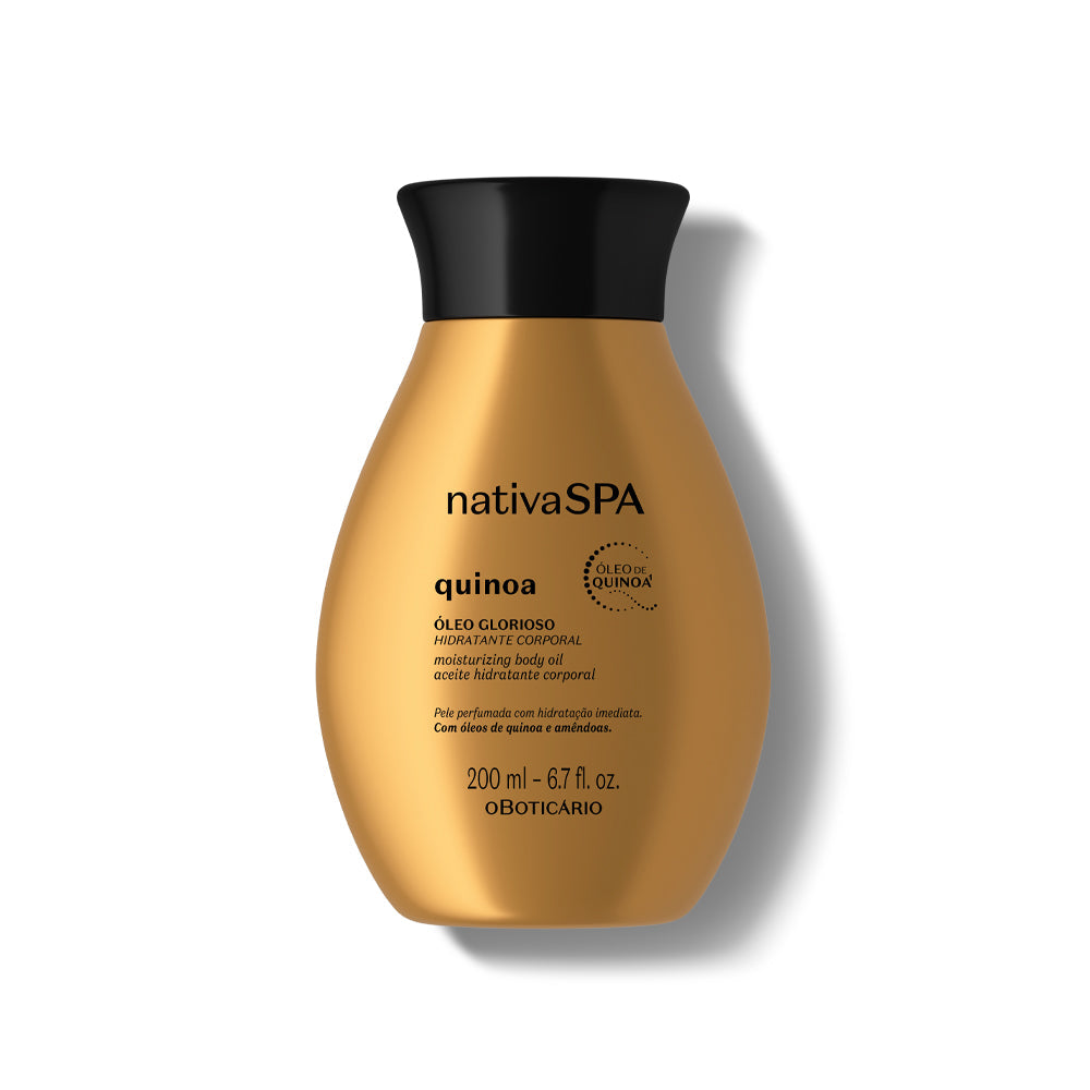 Óleo Glorioso de Banho Nativa Spa Quinoa e Amêndoas 200ml